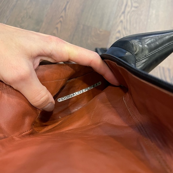 Donald J Pliner Leather Booties Black sz 4 - Picture 5 of 8